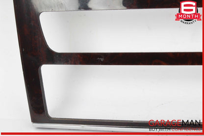 06-12 Mercedes X164 GL550 ML350 Center Console Control Trim Panel Wood Bezel