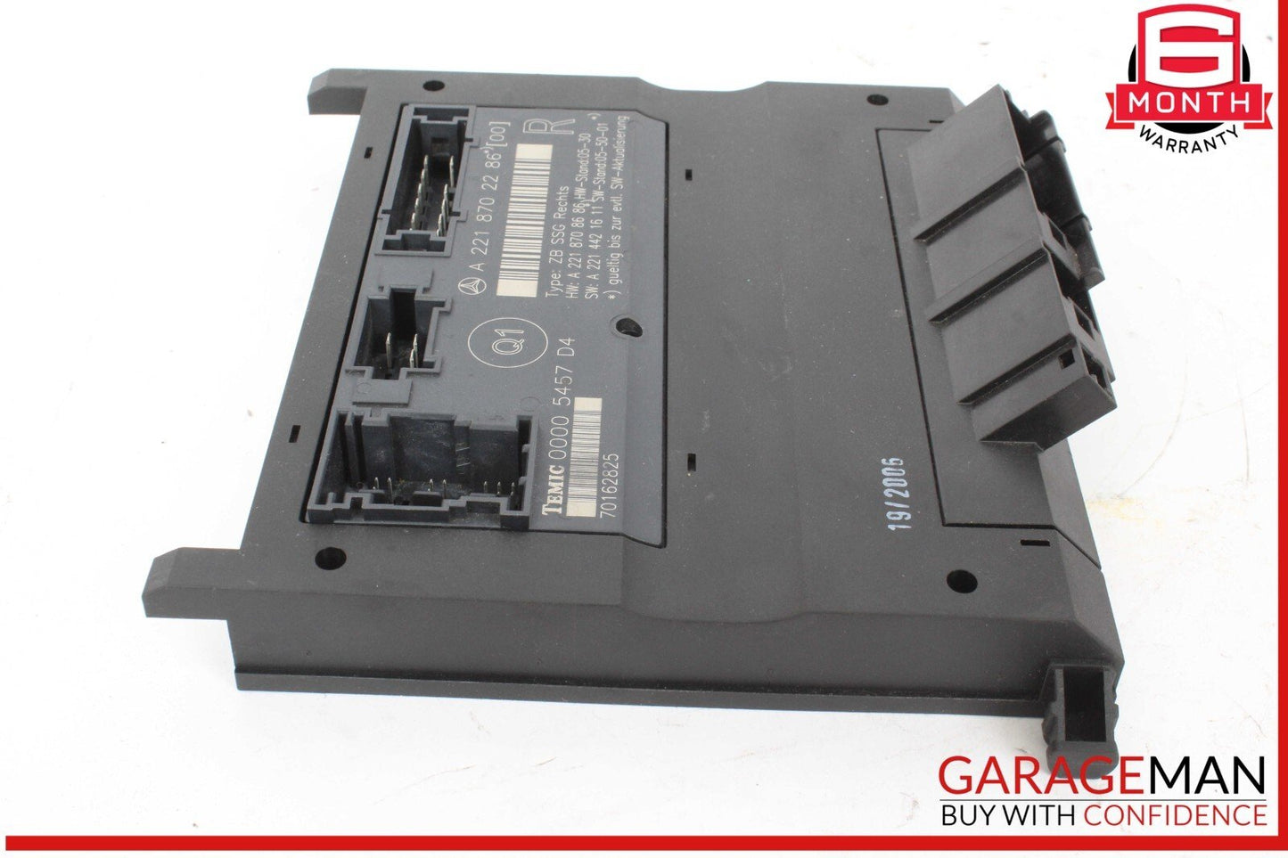 07-13 Mercedes W221 S550 Front Right Side Under Seat Control Module Unit OEM