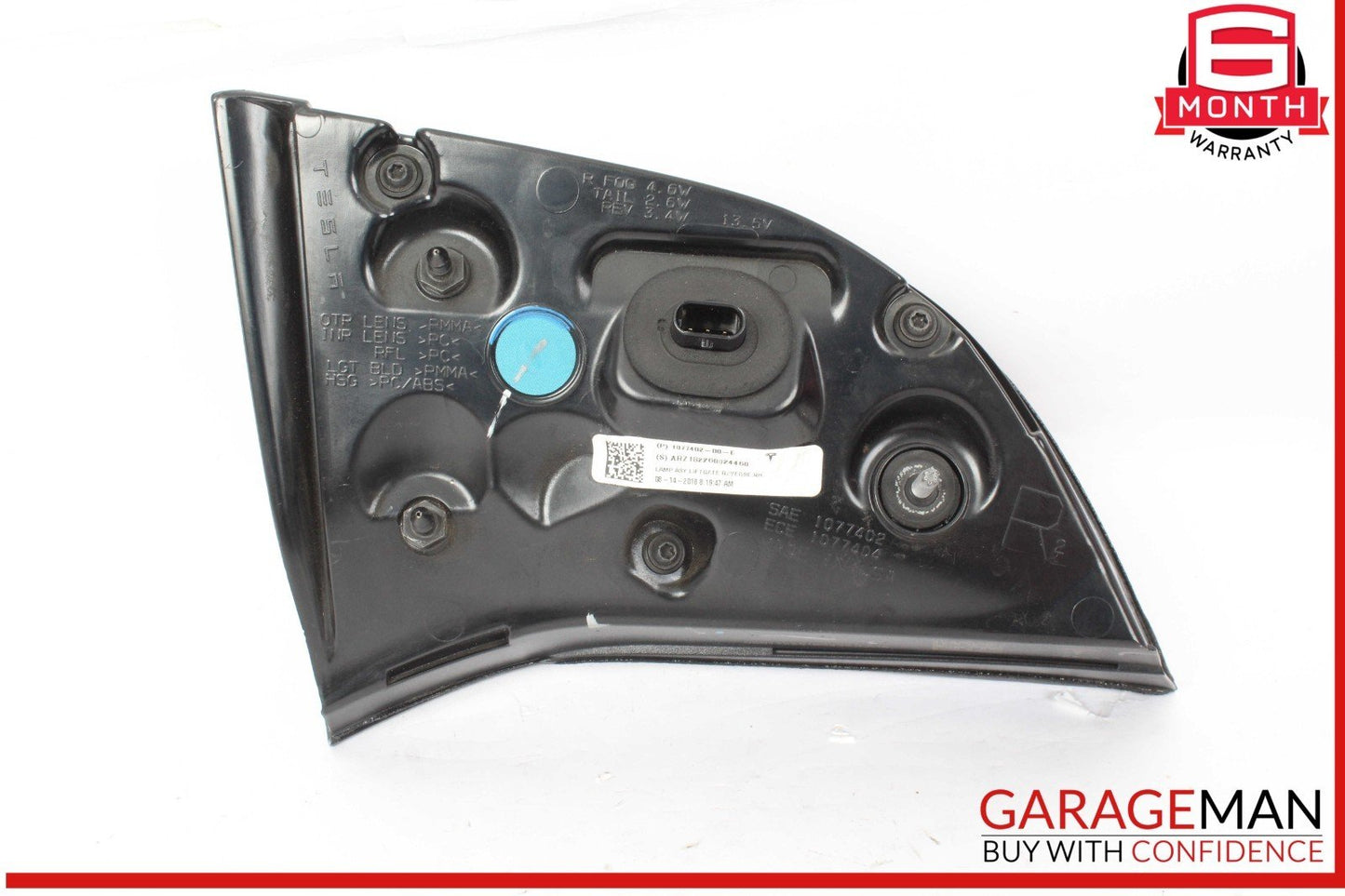 17-23 Tesla Model 3 Rear Right Passenger Side LED Inner Tail Light Lamp OEM