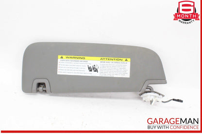 10-16 Porsche Panamera 970 Front Right Side Sunvisor Sun Visor Gray OEM