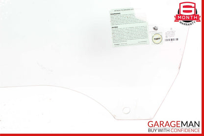 11-17 Mercedes W207 E350 E550 Convertible Door Window Glass Front Left Side OEM