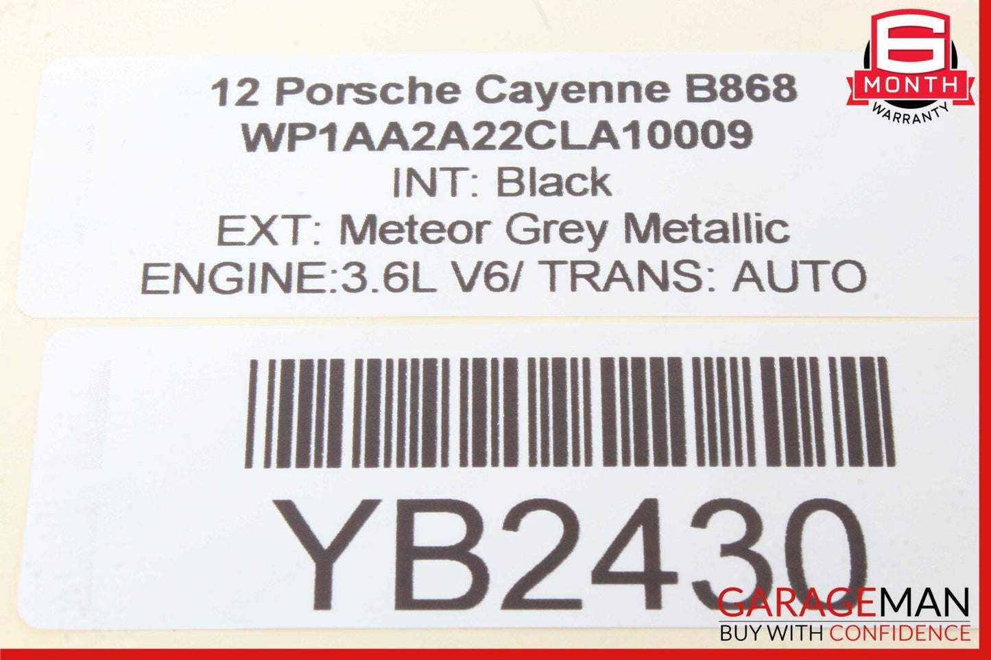 11-16 Porsche Cayenne 958 Rear View Backup Camera Control Module OEM