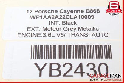 11-16 Porsche Cayenne 958 Rear View Backup Camera Control Module OEM