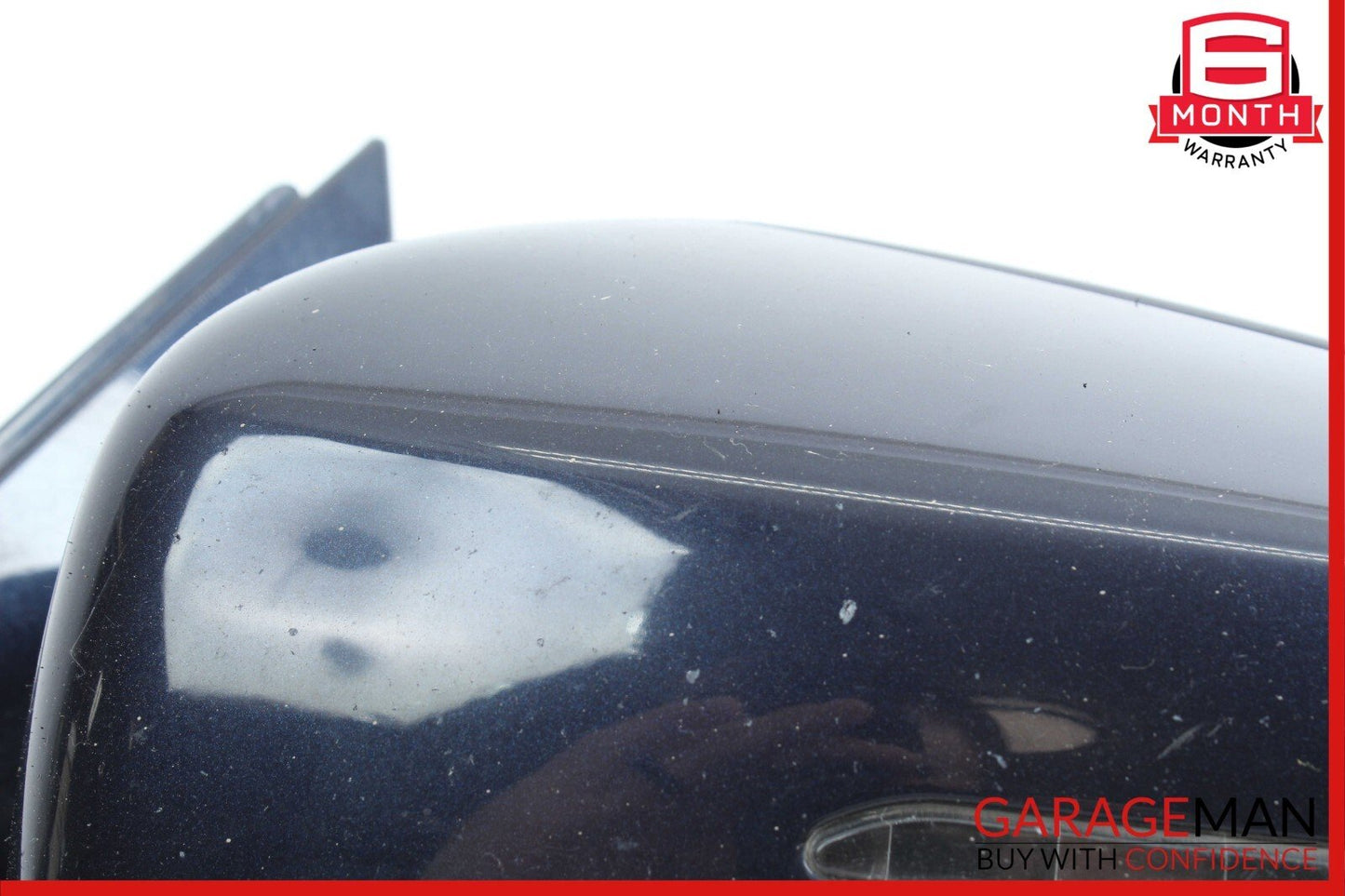 10-13 Mercedes W221 S400 HYBRID Front Left Side Mirror Door Rear View Blue OEM