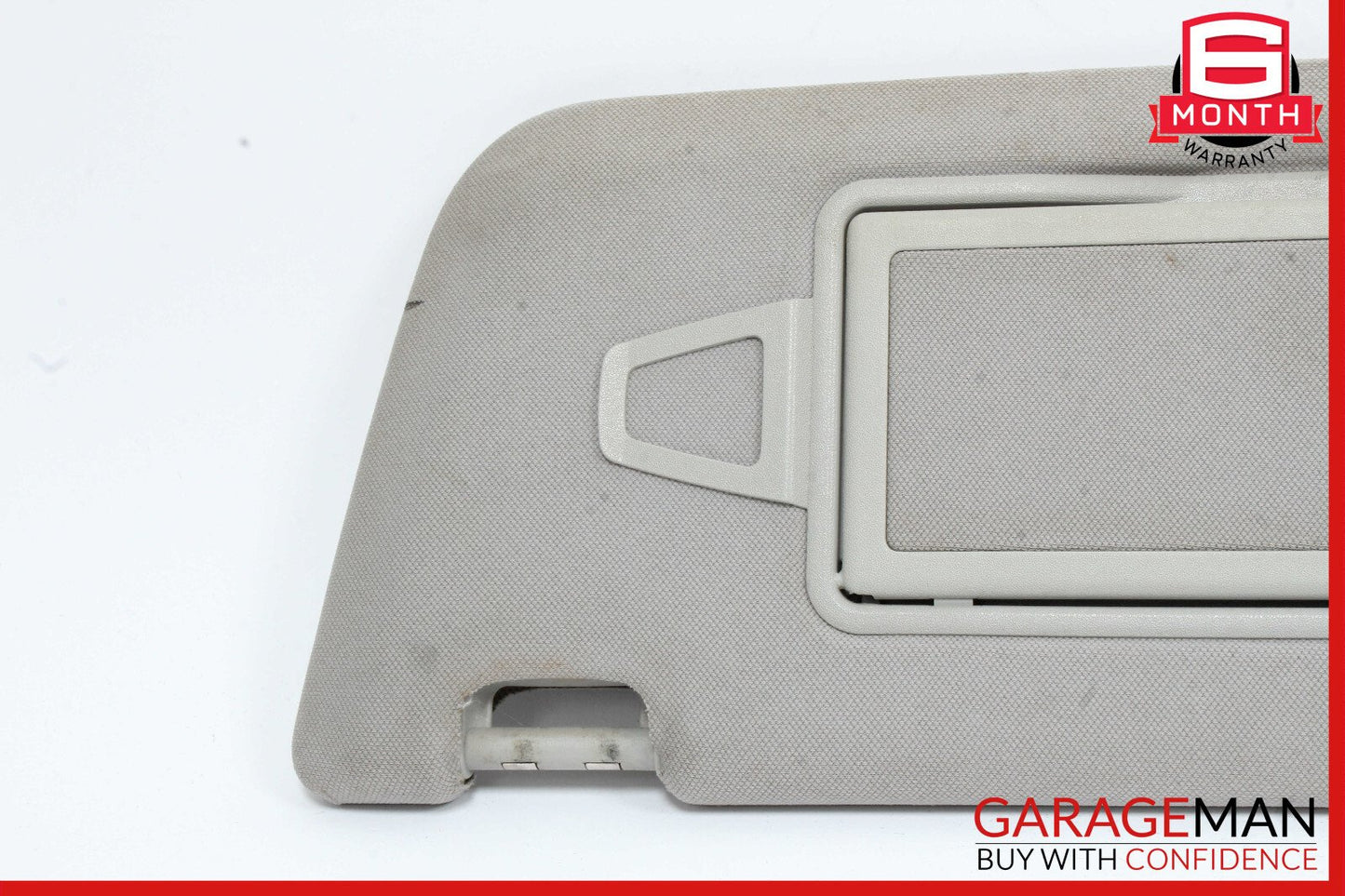 07-14 Mercedes CL550 S550 Front Left Sun Visor Sunvisor Shade Cover Suede Gray