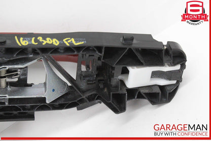 15-20 Mercedes W205 C300 Front Left Driver Side Exterior Door Handle Red OEM