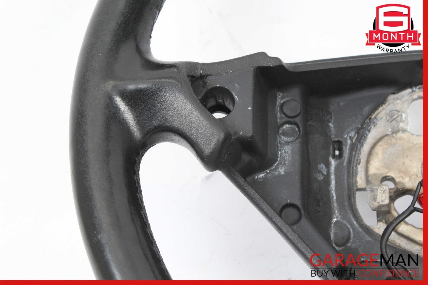03-10 Porsche Cayenne Turbo 955 957 3 Spoke Driver Steering Wheel Black OEM