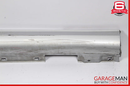 08-14 Mercedes W204 C250 AMG Sport Sedan Right Side Rocker Skirt Iridium Silver