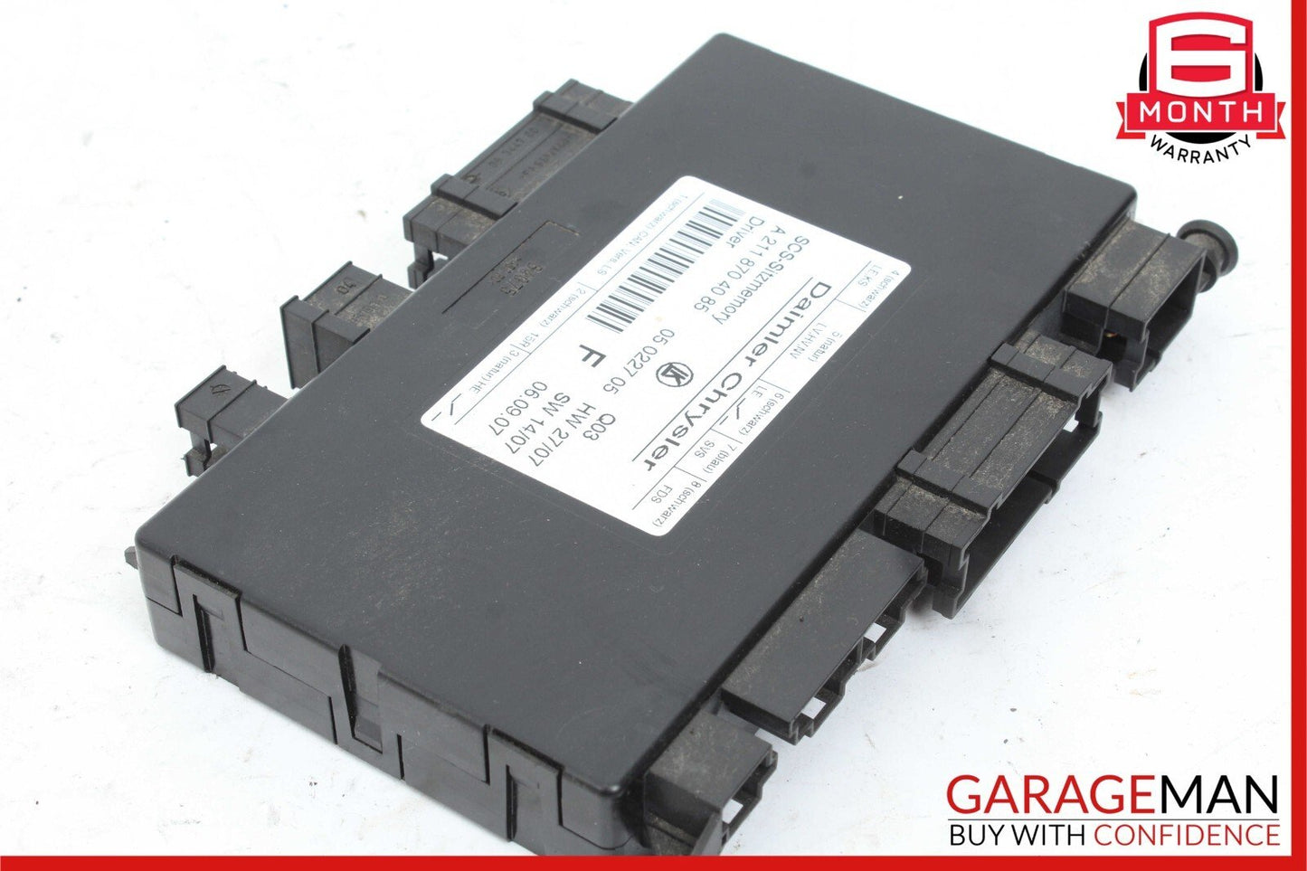 03-12 Mercedes W211 E350 SLK280 GL550 E320 Seat Control Module Left Side OEM