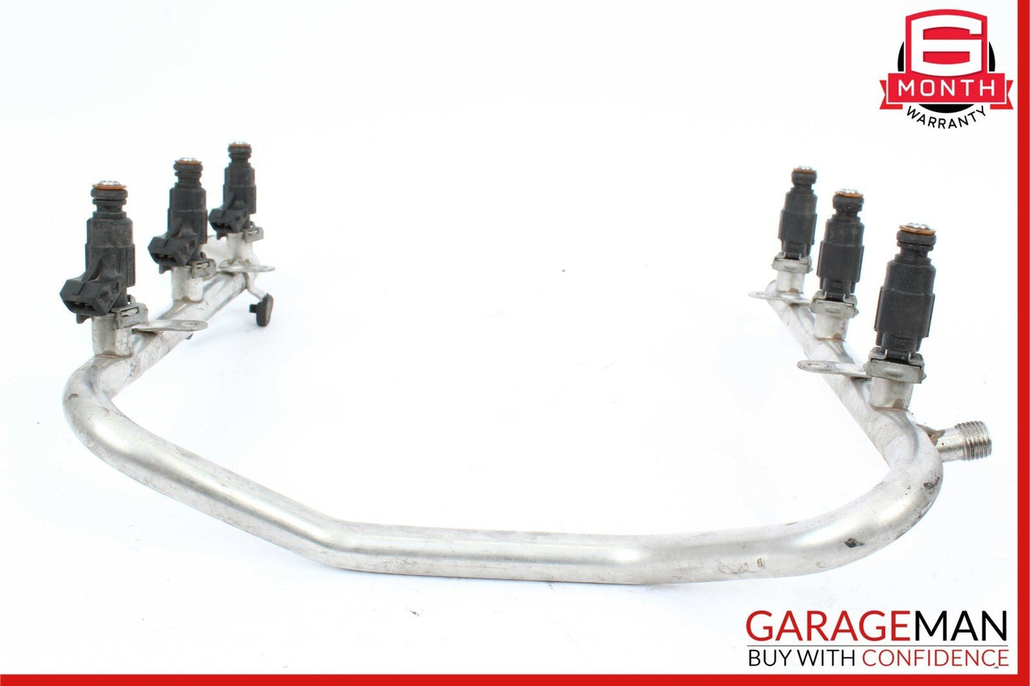 98-00 Mercedes W210 E320 CLK320 Fuel Injector Injection Rail w/ Fuel Injectors