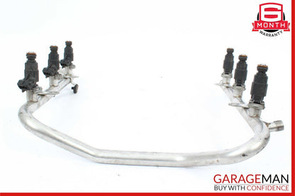 98-00 Mercedes W210 E320 CLK320 Fuel Injector Injection Rail w/ Fuel Injectors