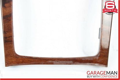 08-15 Mercedes C250 C300 C350 E350 Center Console Shift Shifter Bezel Trim Wood