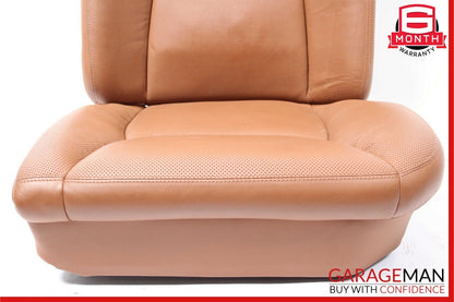 00-02 Mercedes W220 S600 Rear Left Side Lower Bottom Seat Cushion Assembly Brown