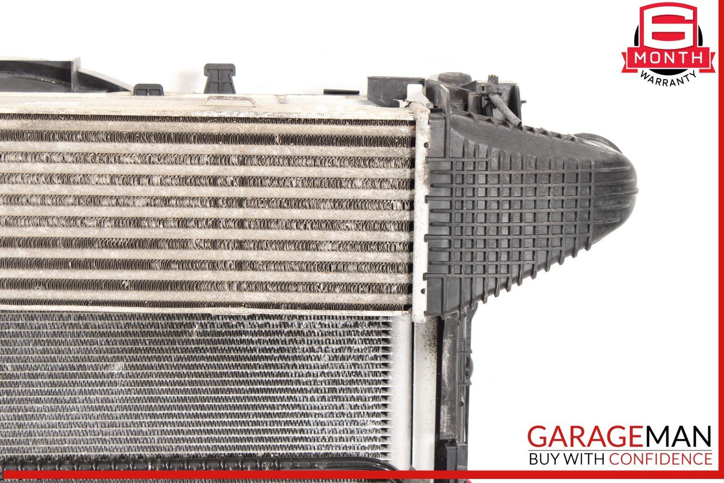 12-15 Mercedes W204 C250 Engine Motor Cooling Radiator A/C AC Condenser Assembly
