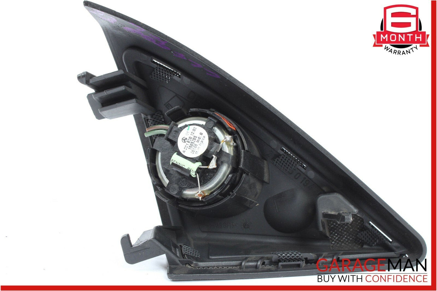 06-11 Mercedes W219 CLS500 Front Left Side Door Tweeter Speaker Cover Trim Black
