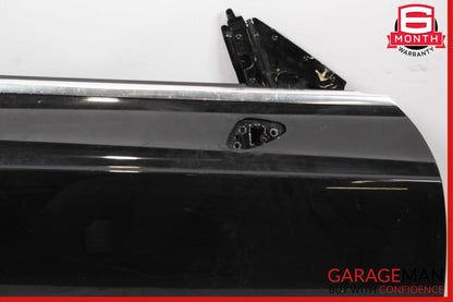 12-17 Audi A7 Front Right Passenger Side Exterior Door Shell Frame Panel Black