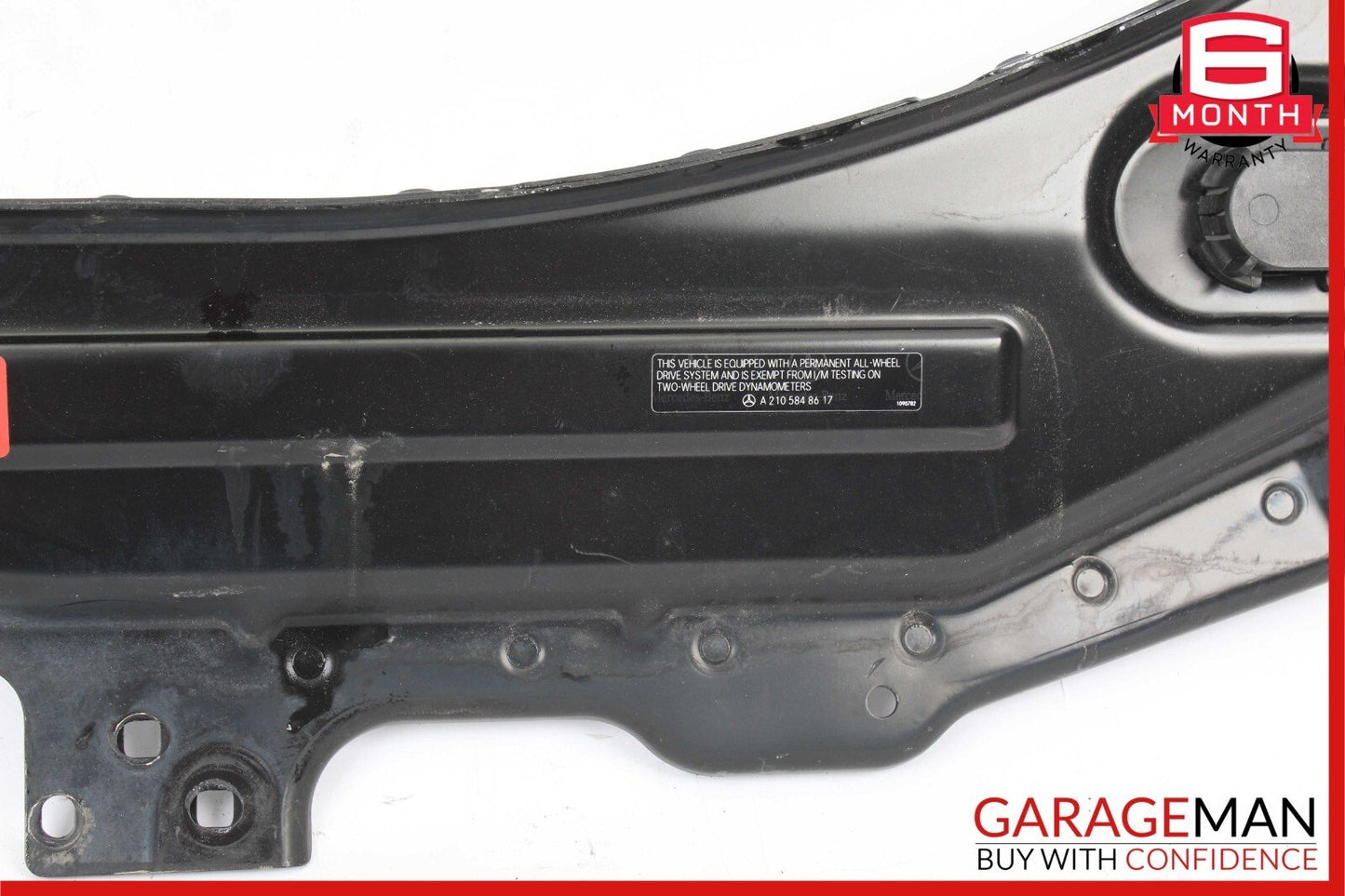 06-13 Mercedes W251 R350 R500 Front Upper Radiator Core Support Tie Bracket Bar
