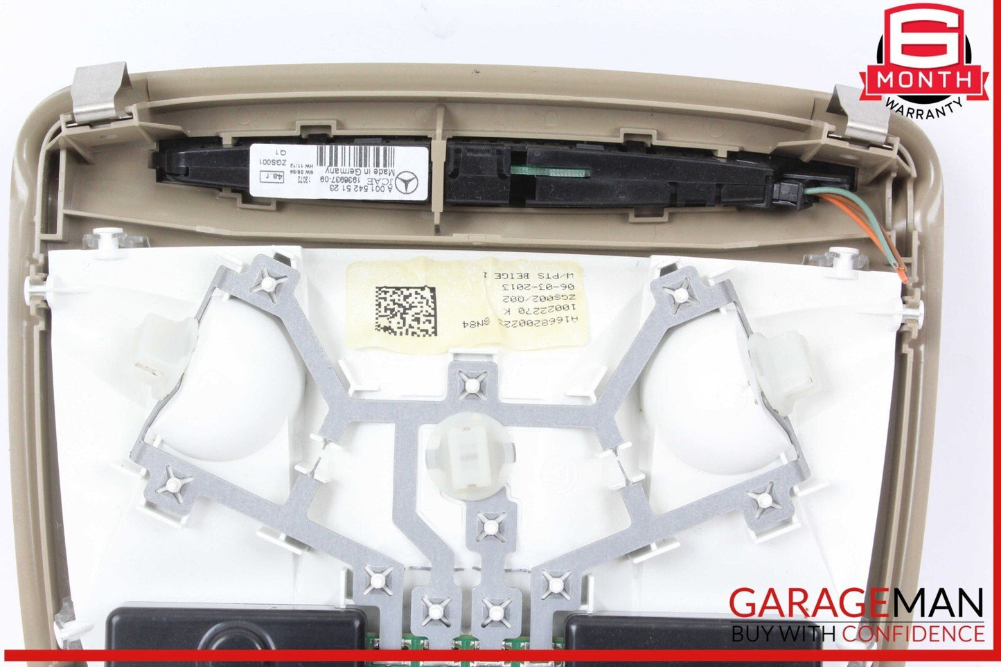 12-19 Mercedes X166 GL450 GLE350 Interior Roof Compartment Reading Light Lamp