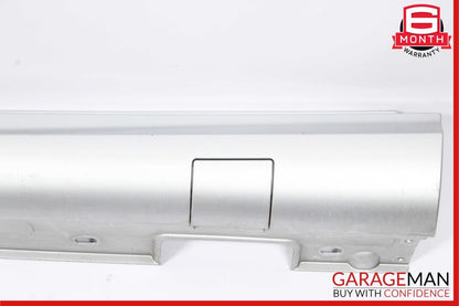 10-16 Mercedes W212 E350 Sedan Left Side Skirt Rocker Panel Silver OEM