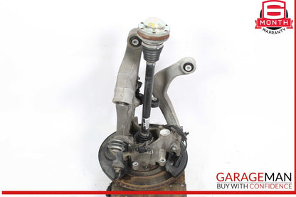 11-18 Audi A8 Rear Left Spindle Knuckle Wheel Hub w/ Control Arms & Shaft OEM