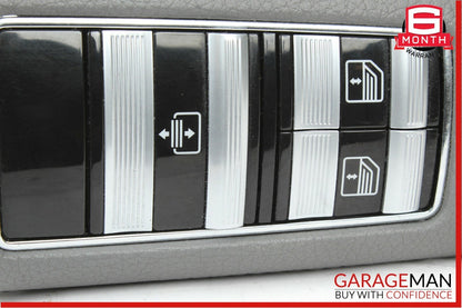 07-13 Mercedes W221 S550 Rear Left Side Door Window Switch Control Trim Grey