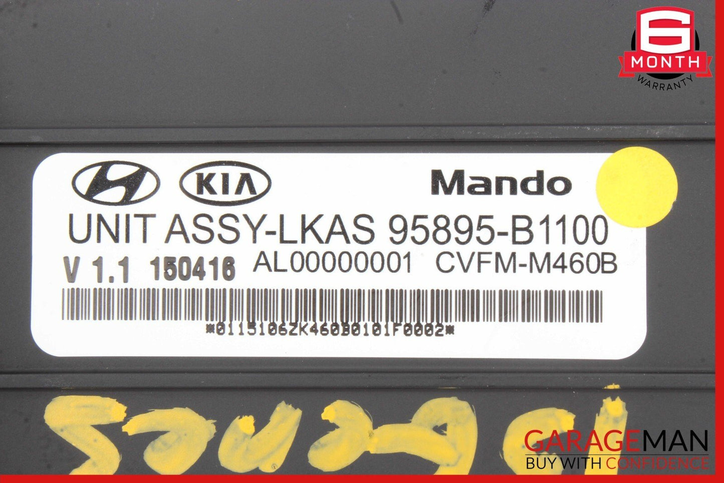 15-17 Hyundai Genesis G80 Sedan Lane Keep Assist Camera 95895-B1100 OEM