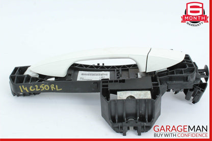 12-15 Mercedes W204 C250 C350 Rear Left Side Exterior Door Handle White OEM