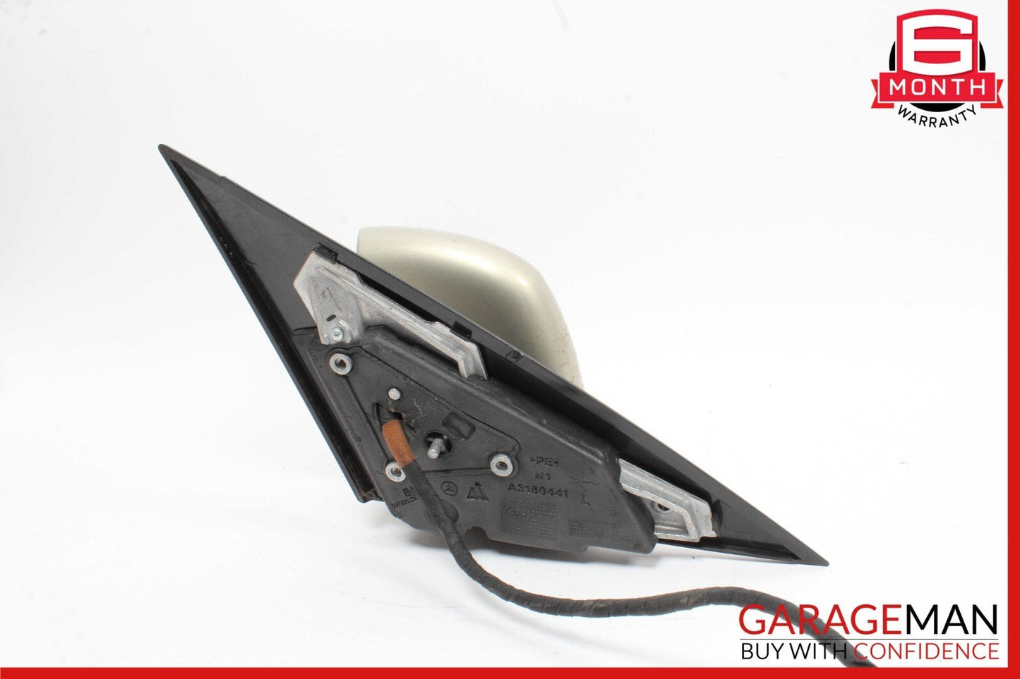10-11 Mercedes W204 C300 C350 Front Left Side Mirror Door Rear View Pearl Beige