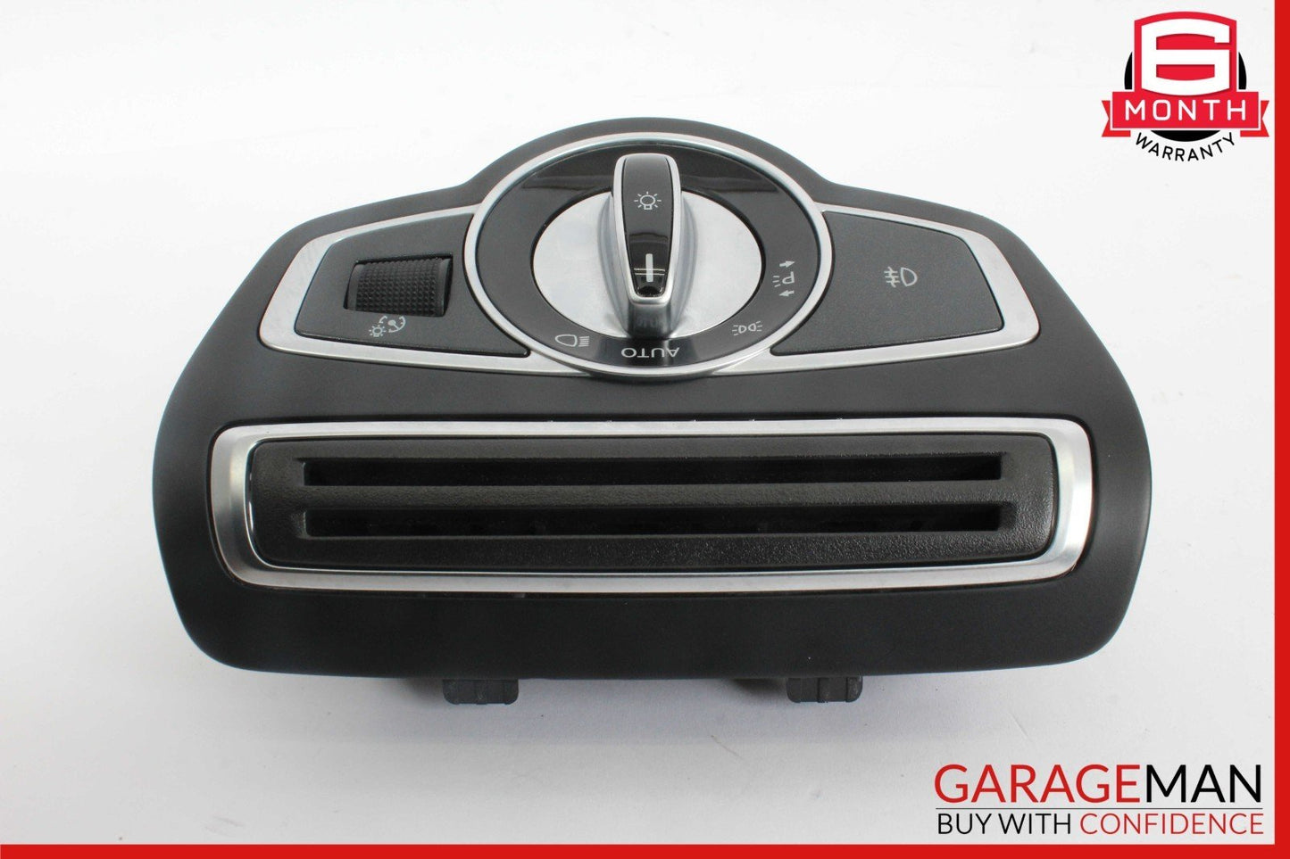 15-20 Mercedes W205 C300 Head Light Headlight Control Switch Trim Assembly Black