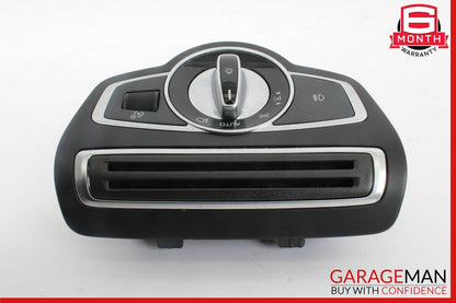 15-20 Mercedes W205 C300 Head Light Headlight Control Switch Trim Assembly Black