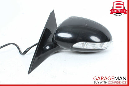 07-09 Mercedes W221 S550 S600 Front Left Side Mirror Door Rear View Black OEM