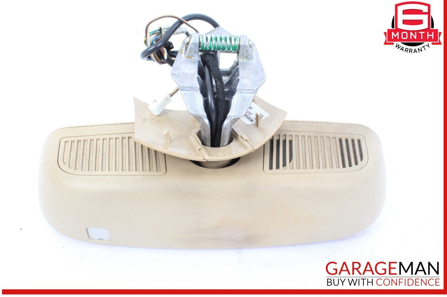 07-09 Mercedes W211 E63 AMG E350 Interior Top Upper Rear View Mirror Brown OEM