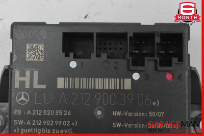 08-18 Mercedes W212 E350 C350 CLS550 Rear Left Side Door Control Module OEM