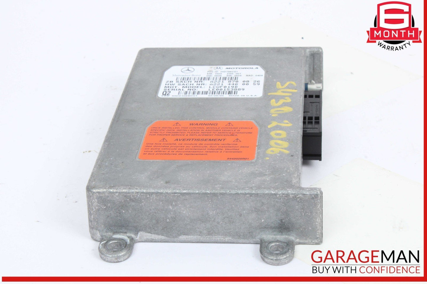 06-14 Mercedes W220 S430 GL450 Voice Communication Control Module 2218700826 OEM