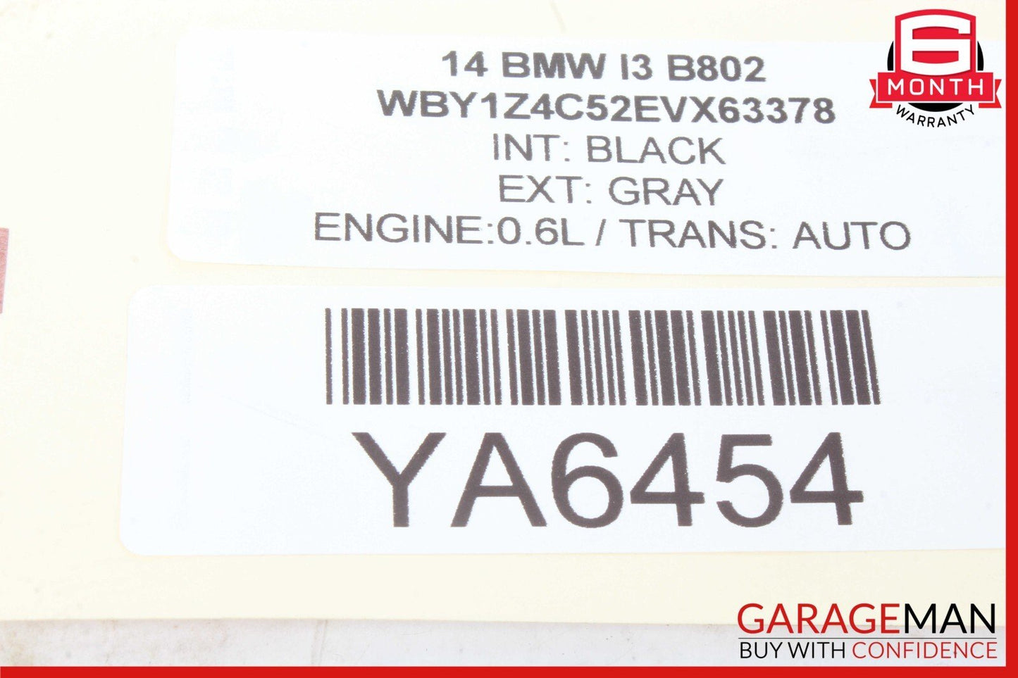 14-21 BMW i3 I01 Hybrid Upper Rear Right Passenger Side Door Latch w/ Cable OEM