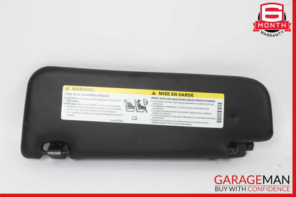 12-17 Fiat 500E Front Right Passenger Side Sun Visor Sunvisor Black OEM