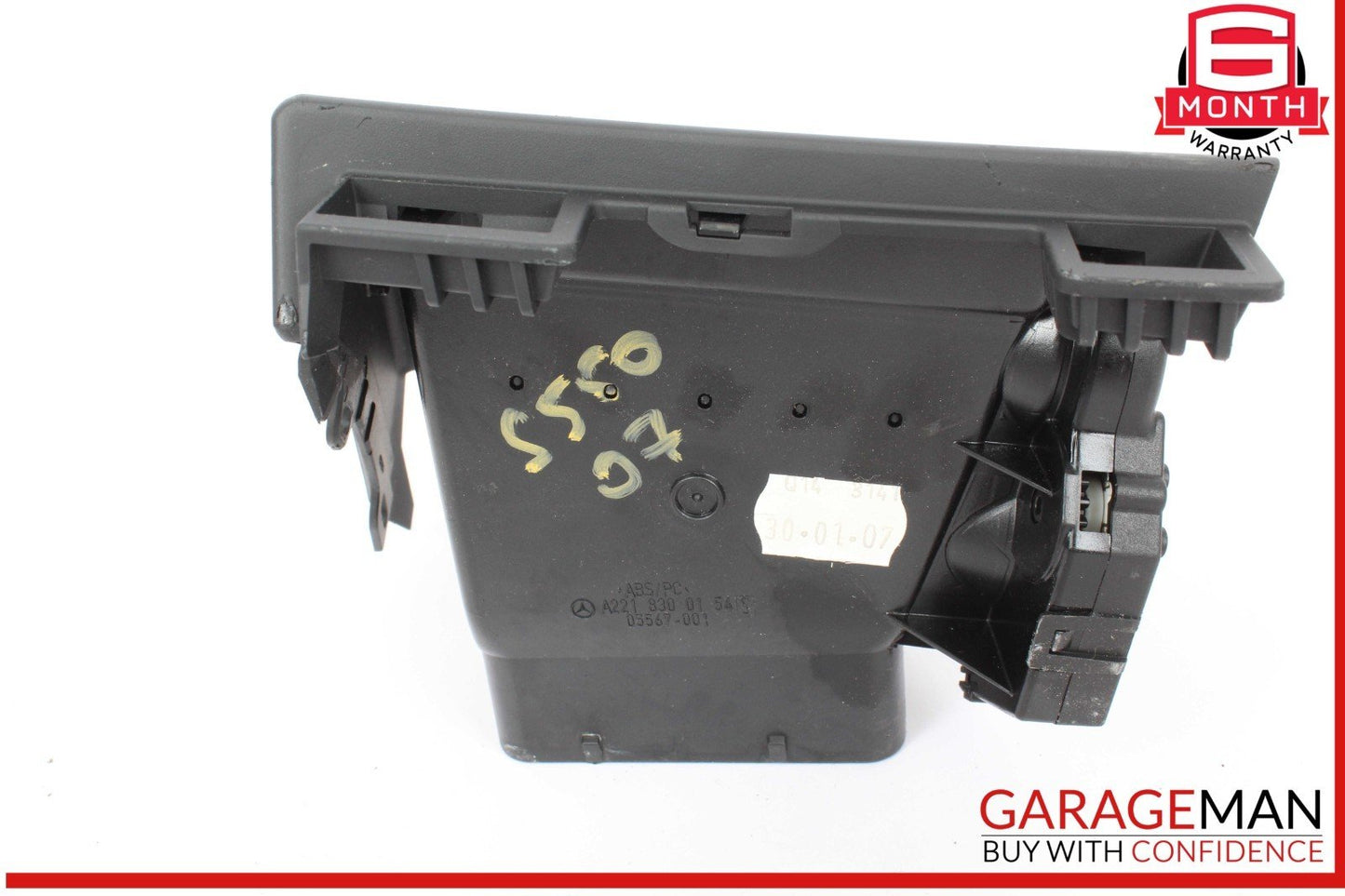 07-14 Mercedes W221 S550 CL550 Left Side Dashboard AC A/C Air Vent Black OEM