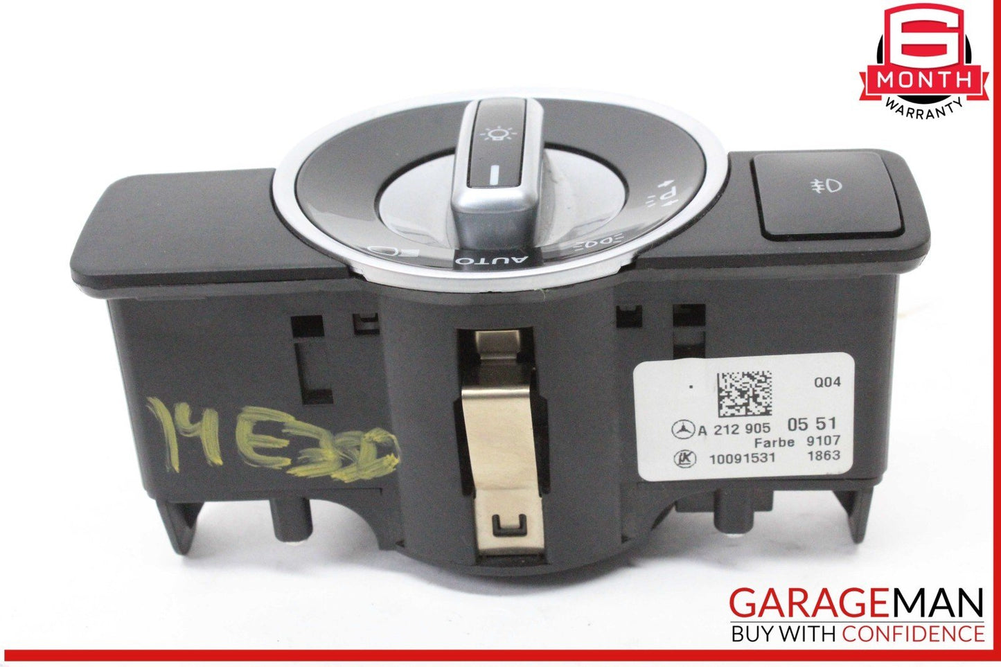 08-20 Mercedes W212 E350 CLS550 Headlight Fog Light Switch Control Module OEM