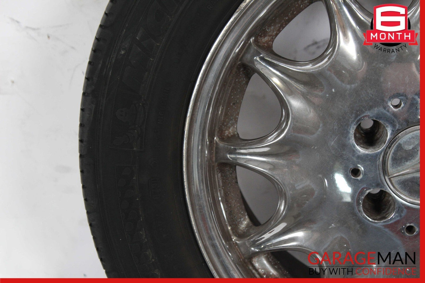90-02 Mercedes R129 SL320 SL500 SL600 8 x 16 R16 Wheel Tire Rim Chrome OEM