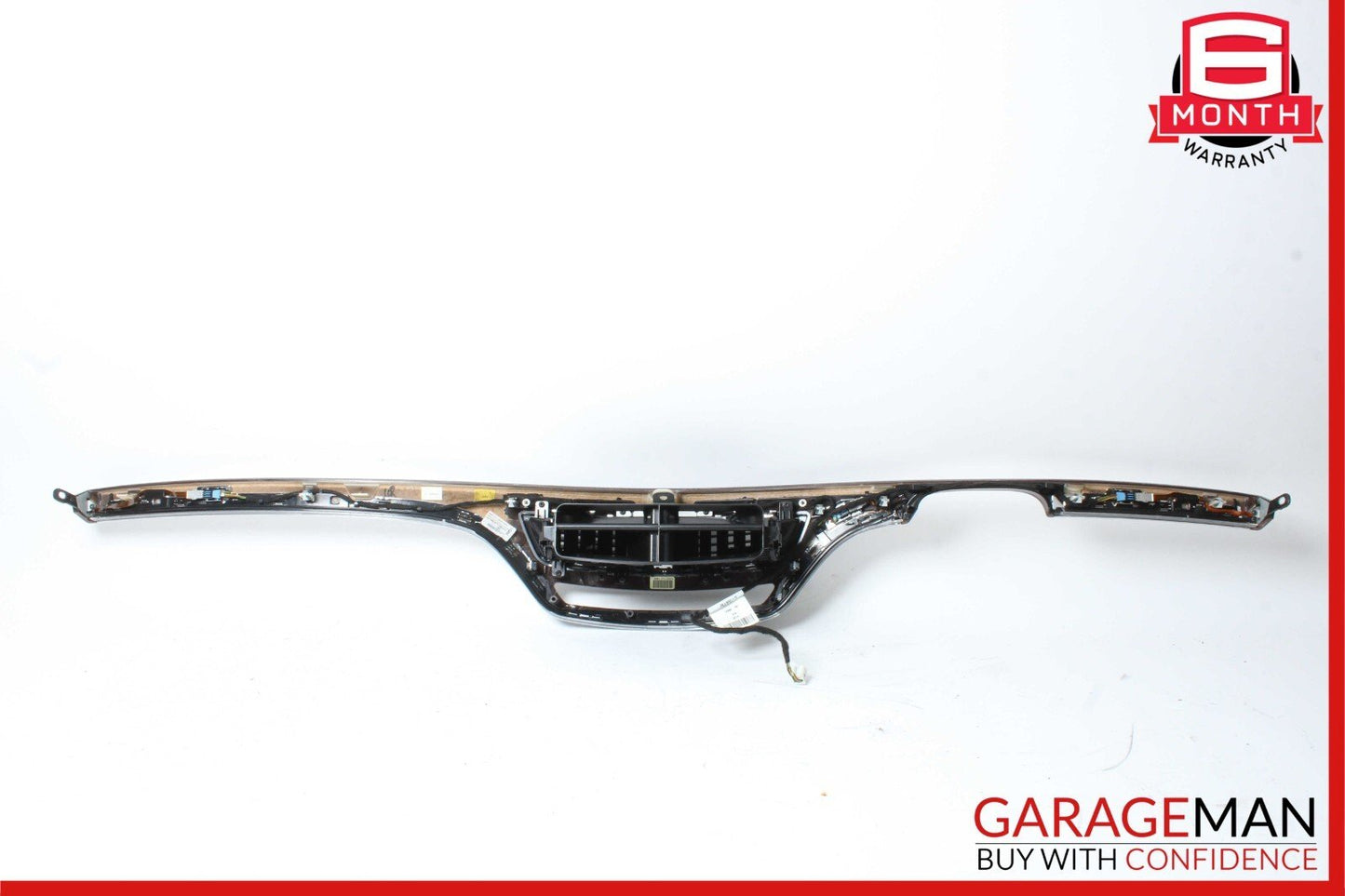 10-13 Mercedes W221 S550 S400 Center Dashboard Dash Trim Molding Brown Wood OEM