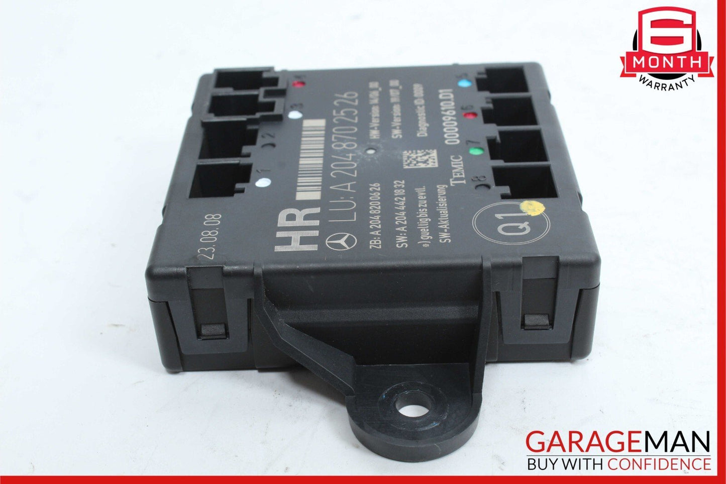 08-14 Mercedes W204 C300 C350 Rear Right Side Door Control Module 2048702526 OEM