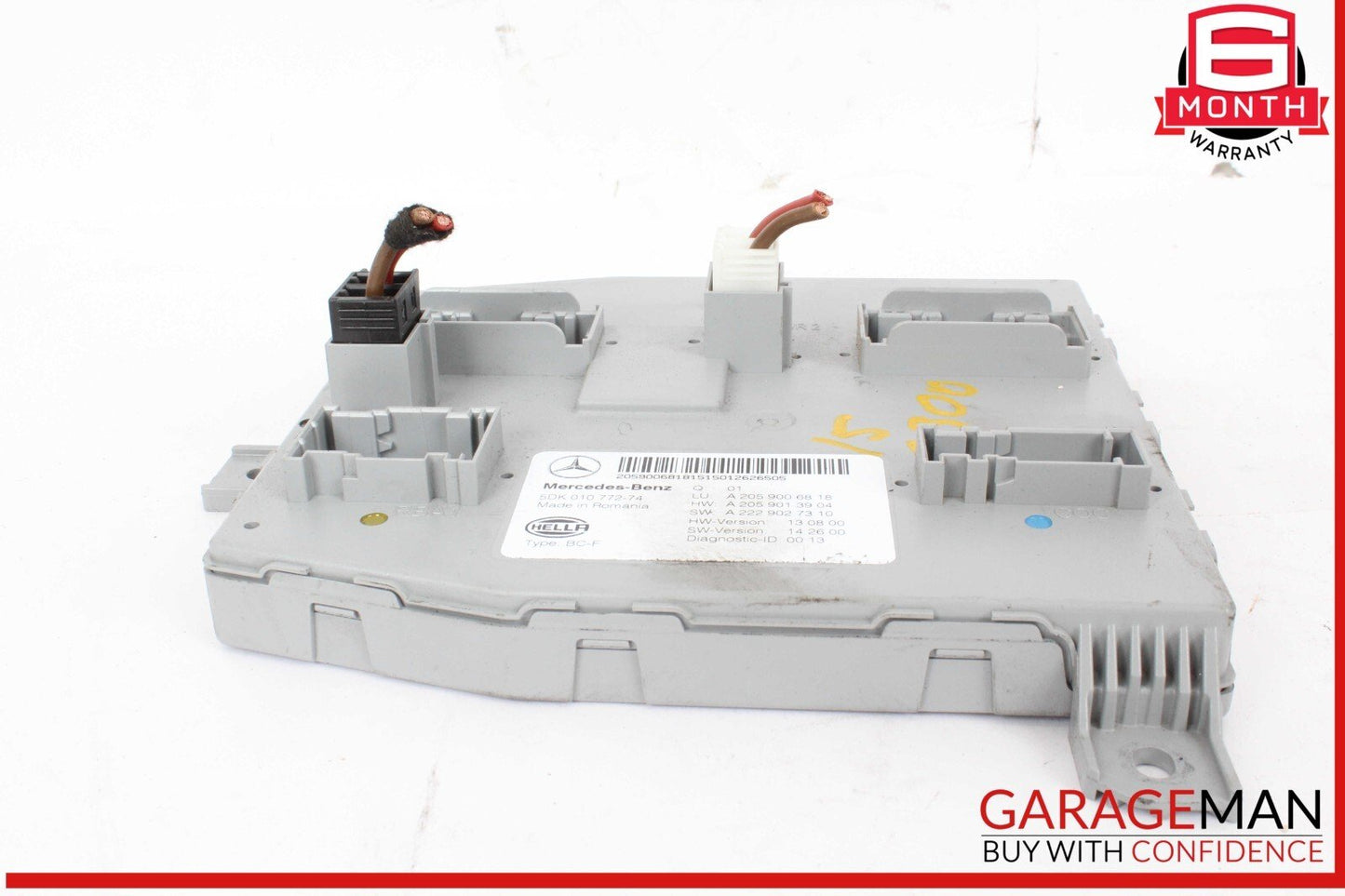 15-18 Mercedes W205 C300 C400 Dashboard Sam Signal Acquisition Module Unit OEM