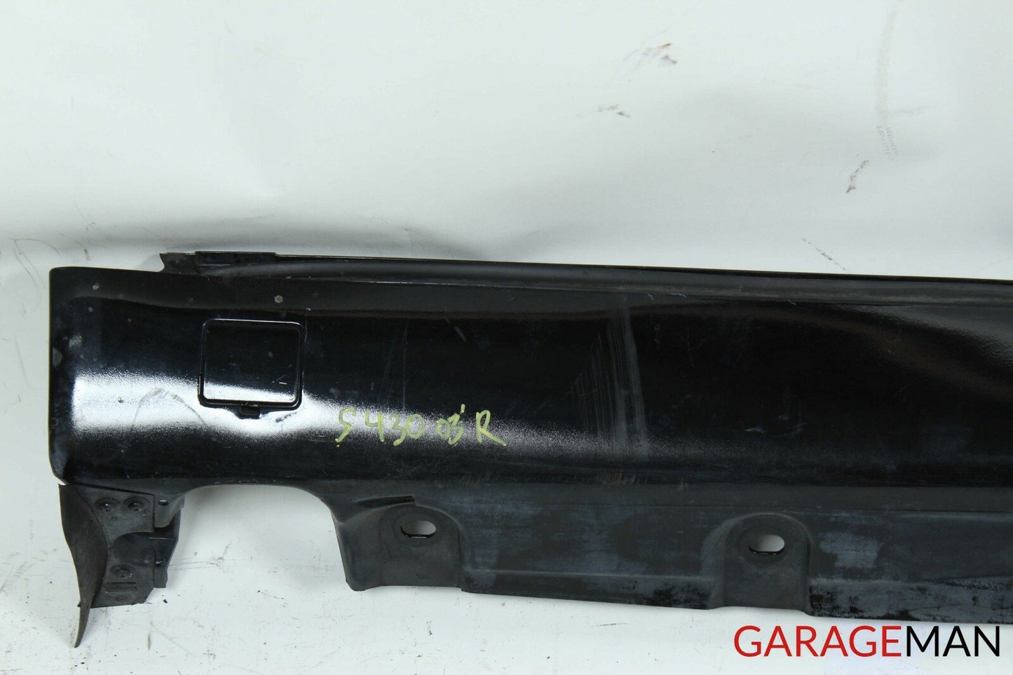 00-06 Mercedes W220 S430 Right Passenger Side Rocker Skirt Moulding Panel Black