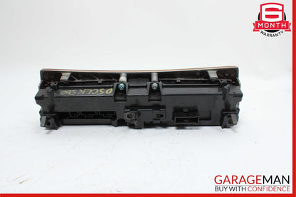 05-09 Mercedes W209 CLK500 CLK350 Center Dashboard Control Switch Control Wood