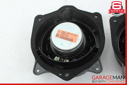 07-09 Mercedes W221 S550 Rear Left & Right Door Audio Sound Speaker Set of 2 OEM