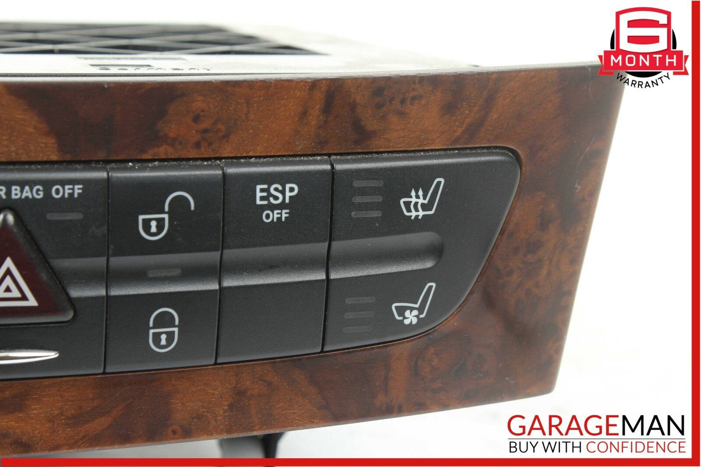 06-11 Mercedes W219 CLS500 Hazard Control Door Lock Switch Panel OEM