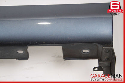 06-09 Mercedes W209 CLK350 CLK550 Base Right Rocker Molding Side Skirt Blue OEM