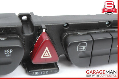 01-05 Mercedes W203 C240 C320 Center ESP Hazard Light Door Control Switch Panel