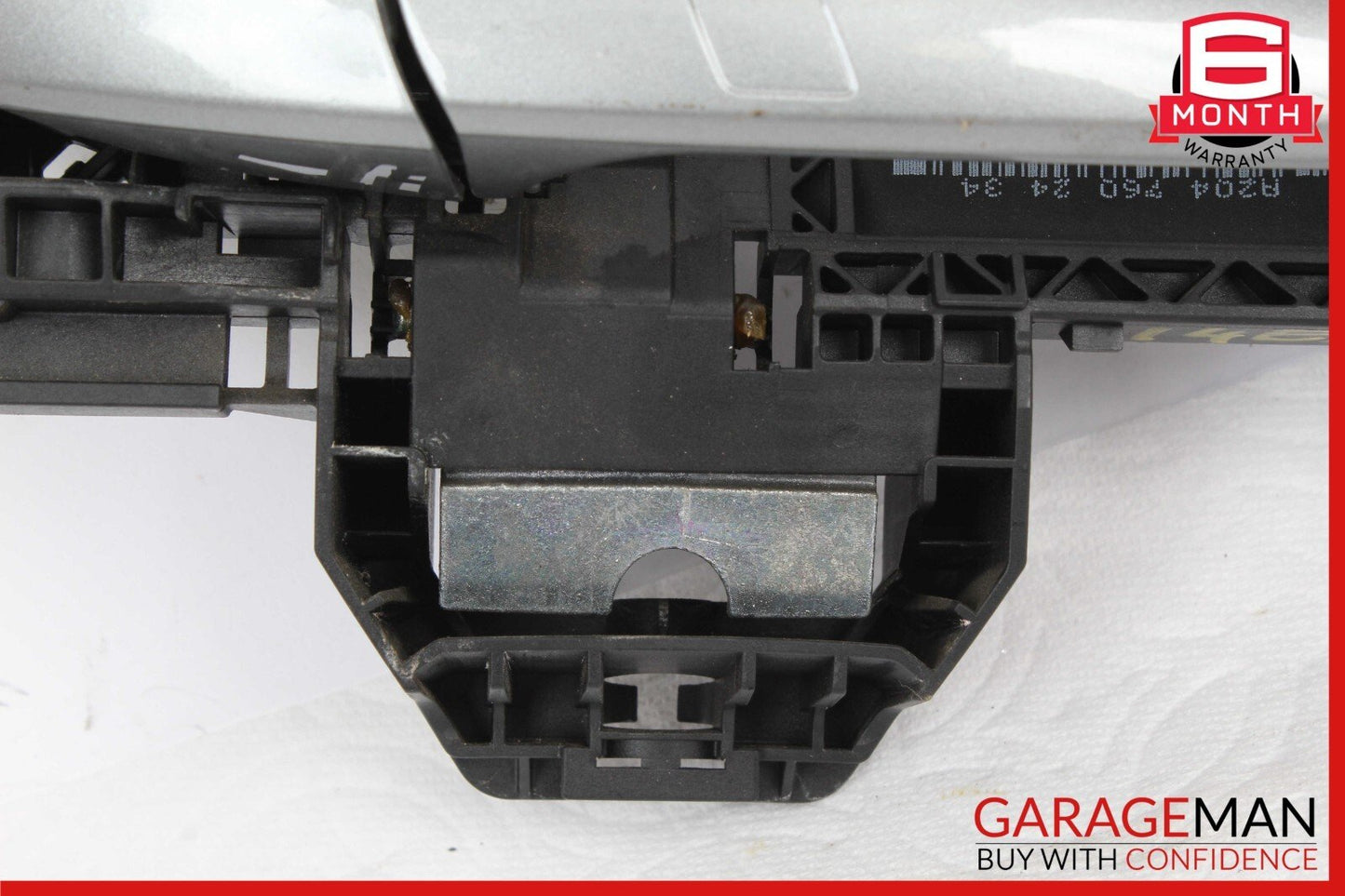 14-16 Mercedes W212 E350 Front Right Side Exterior Door Handle Keyless Go Silver