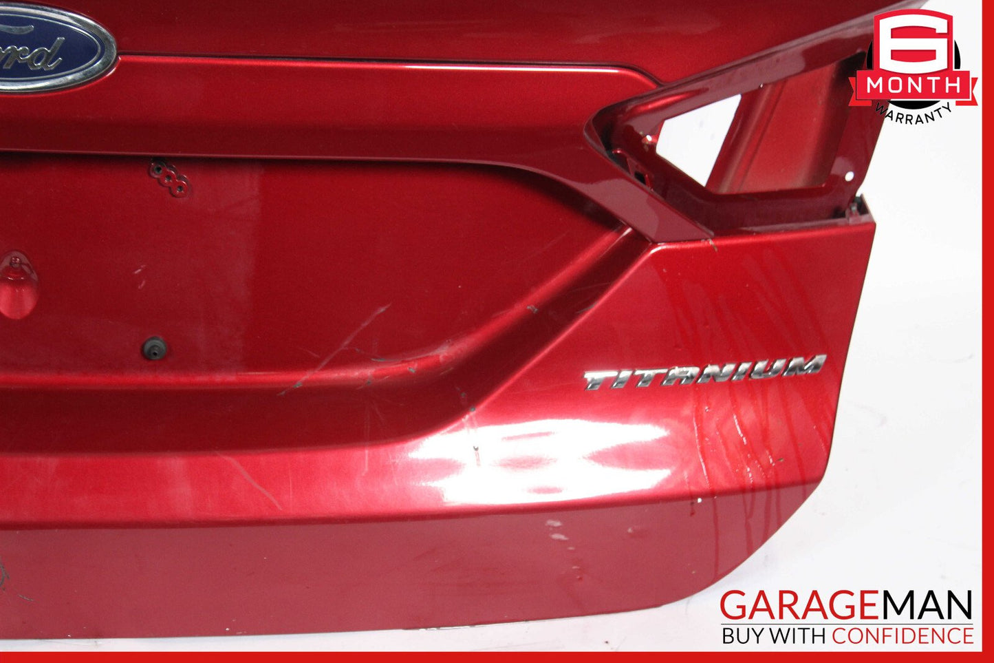13-16 Ford Fusion Rear Trunk Lid Deck Shell Red OEM